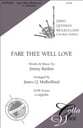 Fare Thee Well Love SATB choral sheet music cover